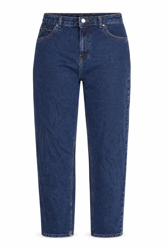 ASOS Womens Blue Cotton Straight Jeans Size 30 in L30 in Regular Zip