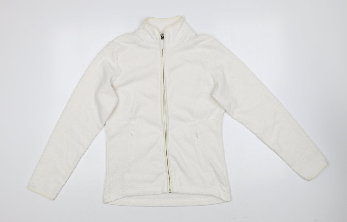 Marks & Spencer Womens Ivory Jacket Size 8 Zip