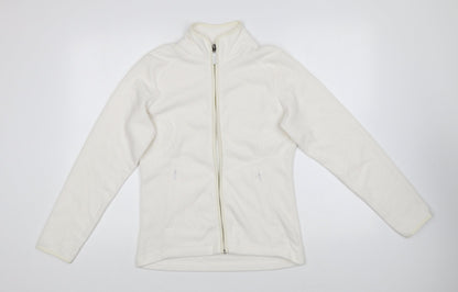 Marks & Spencer Womens Ivory Jacket Size 8 Zip