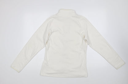 Marks & Spencer Womens Ivory Jacket Size 8 Zip