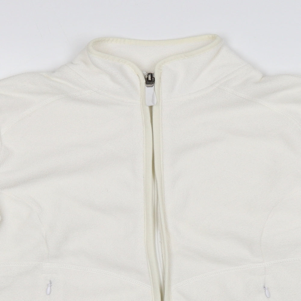 Marks & Spencer Womens Ivory Jacket Size 8 Zip