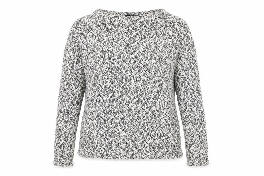 George Womens Grey Boat Neck Polyester Pullover Jumper Size 12
