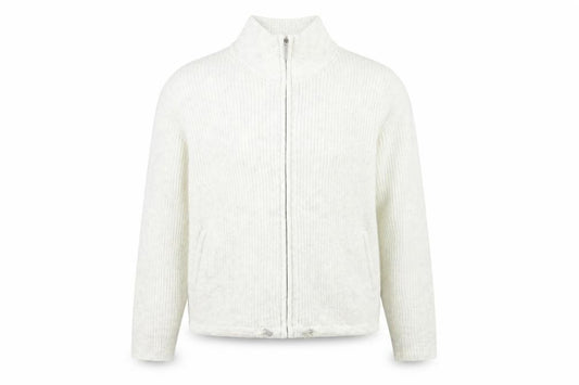 Marks and Spencer Womens Grey Acrylic Full Zip Sweatshirt Size M Zip