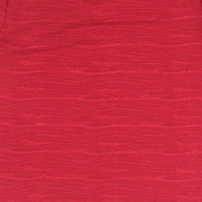 EWM Womens Red Polyester Basic T-Shirt Size 14 Scoop Neck - Size 14-16