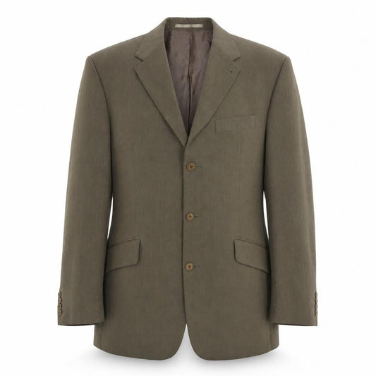 Next Mens Brown Polyester Jacket Blazer Size 42