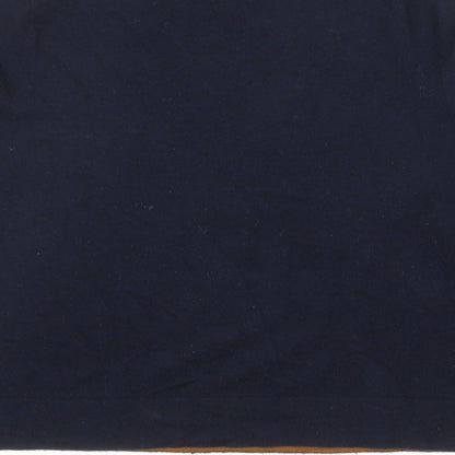 Topshop Womens Blue Round Neck Polyester Pullover Jumper Size 10