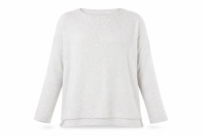 Topshop Womens Grey Round Neck Polyester Pullover Jumper Size 12