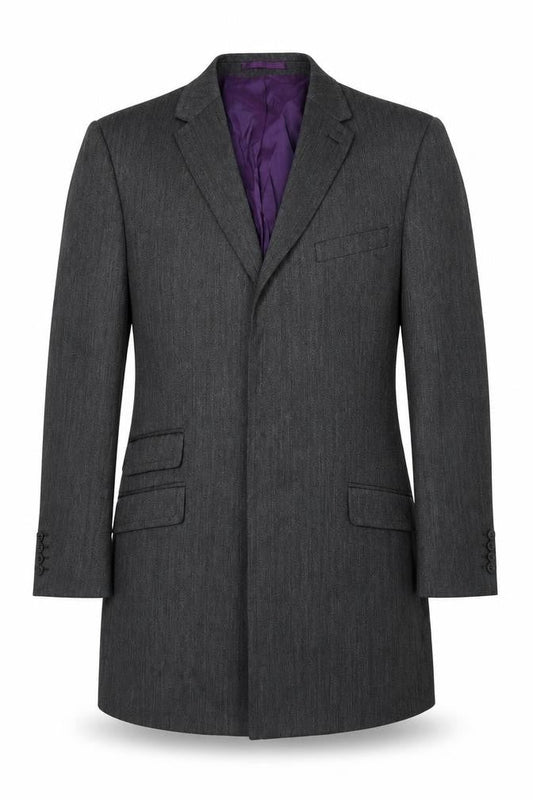 Paul Costelloe Mens Grey Polyester Jacket Blazer Size 40