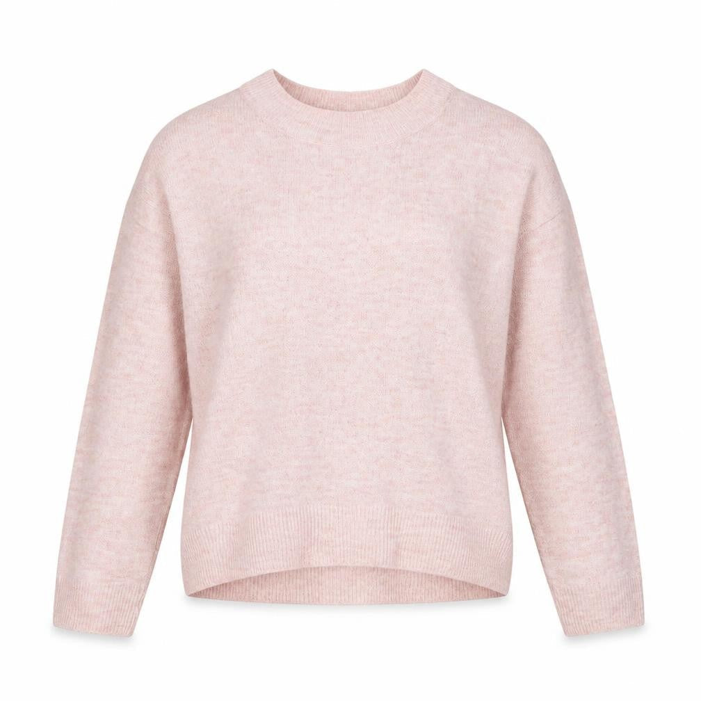 H&M Womens Pink Boat Neck Acrylic Pullover Jumper Size XS