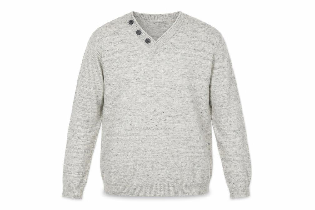 Cedarwood State Mens Beige Round Neck Cotton Pullover Jumper Size XL