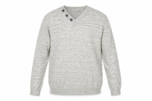 Cedarwood State Mens Beige Round Neck Cotton Pullover Jumper Size XL