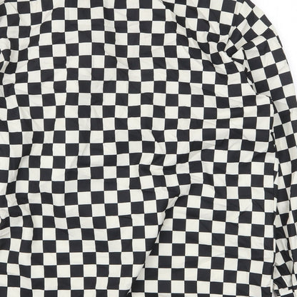 Cameo Rose Womens Multicoloured Check Polyester Basic Blouse Size 12 Collared