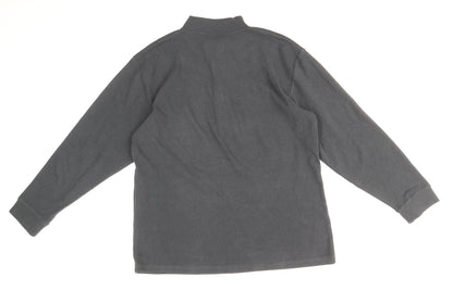 Preworn Mens Grey Polyester Pullover Sweatshirt Size L