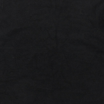 Nutshell Womens Black Round Neck Acrylic Pullover Jumper Size L