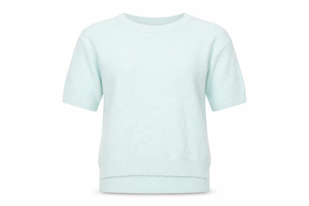 New Look Womens Green Round Neck Acrylic Pullover Jumper Size 8