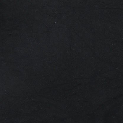 French Connection Womens Black Round Neck Acrylic Pullover Jumper Size S