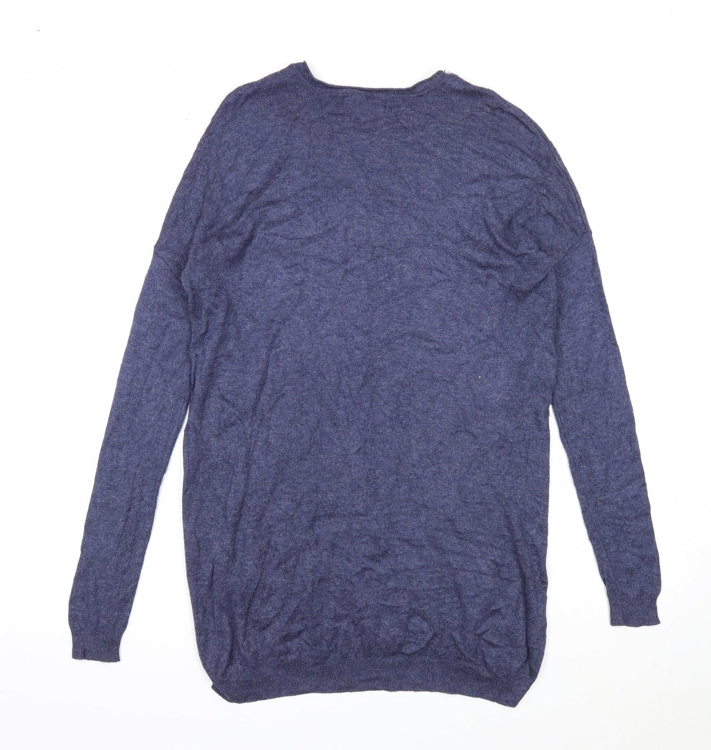 Atmosphere Womens Blue Round Neck Viscose Pullover Jumper Size 6