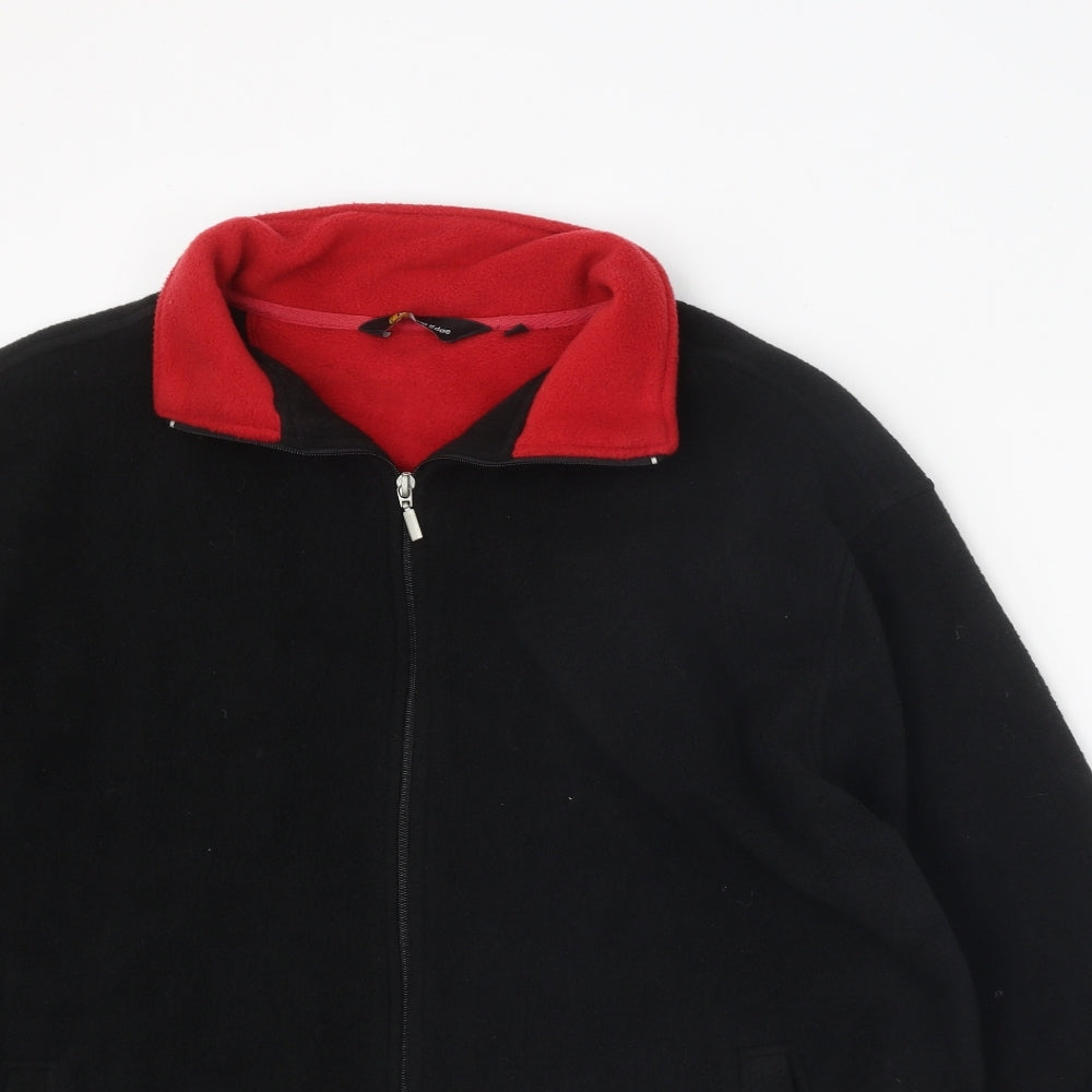 Cutting Edge Mens Black Jacket Size L Zip