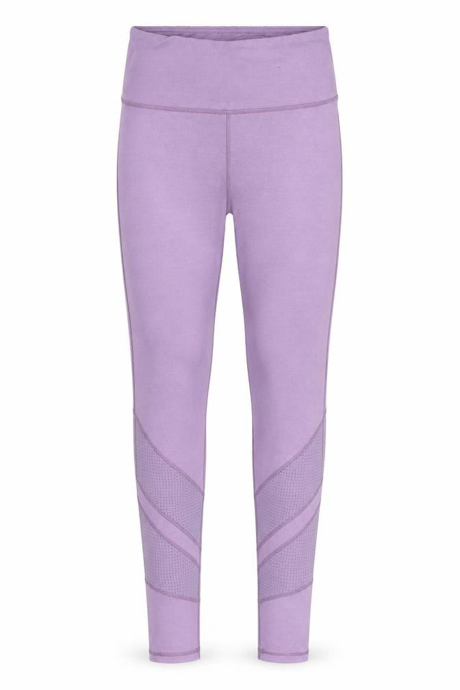 Body Womens Purple Polyester Compression Leggings Size M Regular Pullover