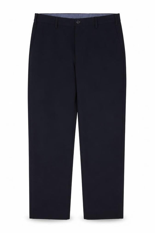 Marks & Spencer Mens Blue Polyester Dress Pants Trousers Size 32 in Regular Zip