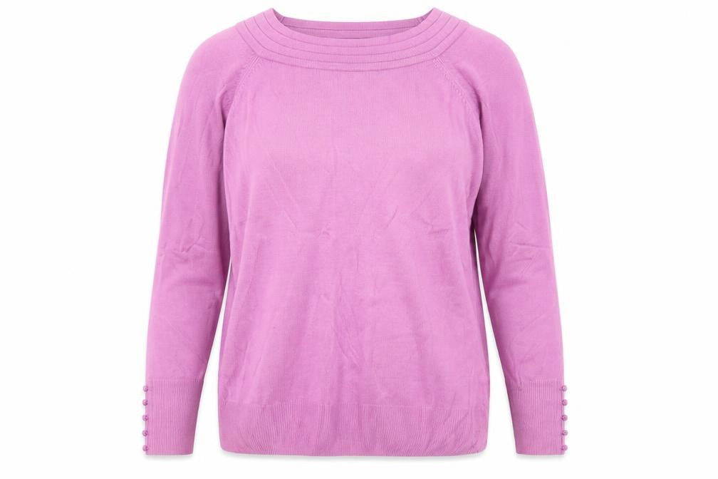 Marks & Spencer Womens Purple Roll Neck Acrylic Pullover Jumper Size 14