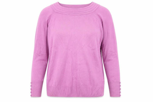Marks & Spencer Womens Purple Roll Neck Acrylic Pullover Jumper Size 14