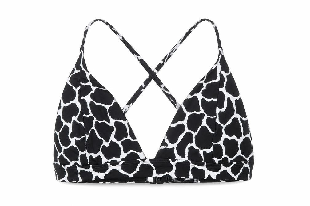 Marks & Spencer Womens Black Geometric Polyamide One Piece Size 22