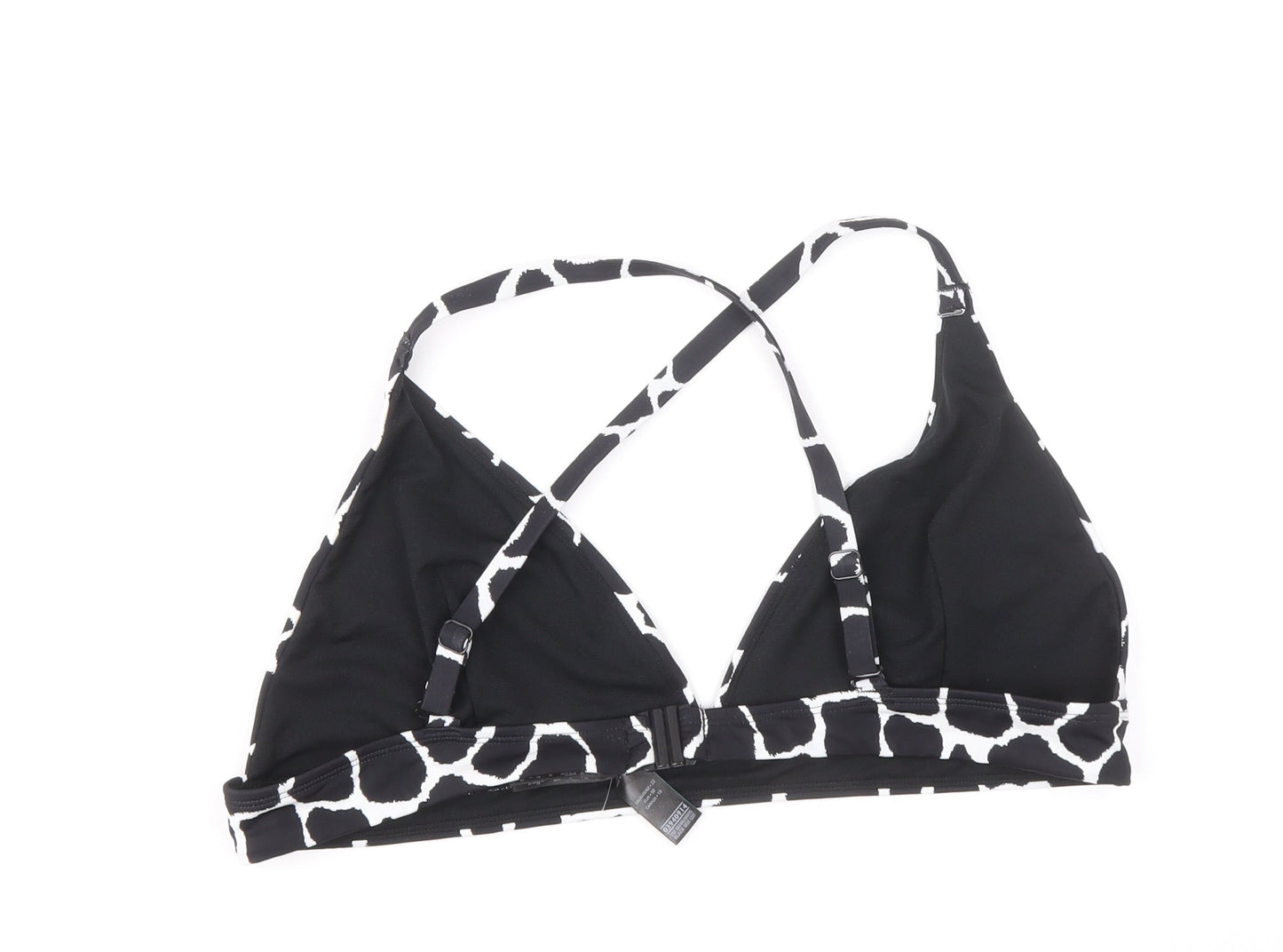 Marks and Spencer Womens Black Geometric Polyamide One Piece Size 22