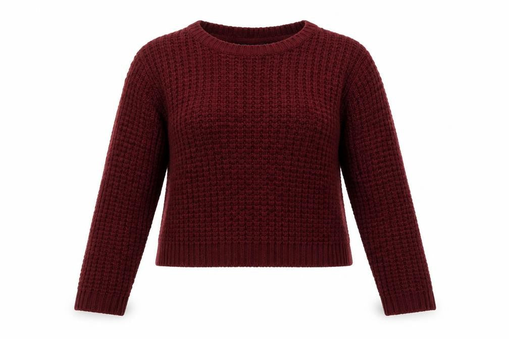 Select Womens Red Roll Neck Acrylic Pullover Jumper Size 14