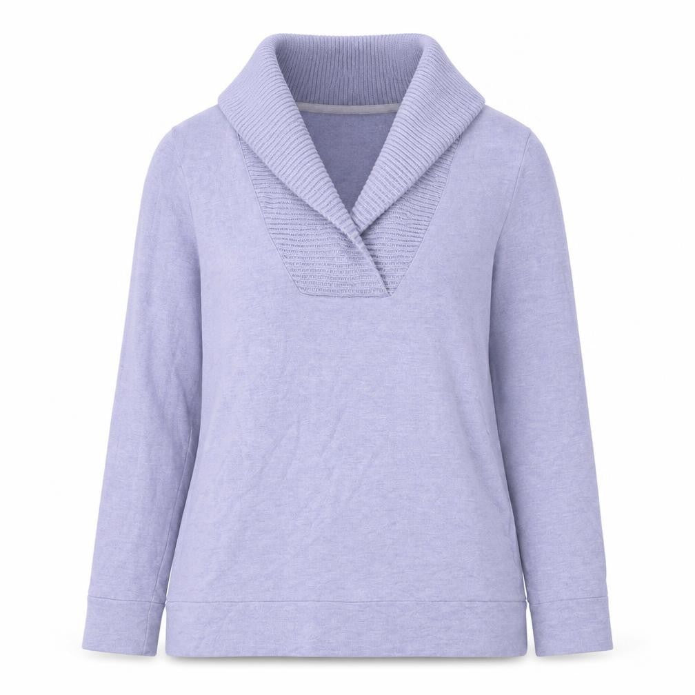 Merona Womens Purple Cotton Pullover Sweatshirt Size S Pullover