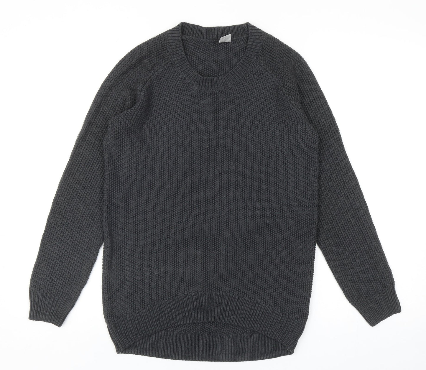 Preworn Womens Grey Roll Neck Acrylic Pullover Jumper Size XS