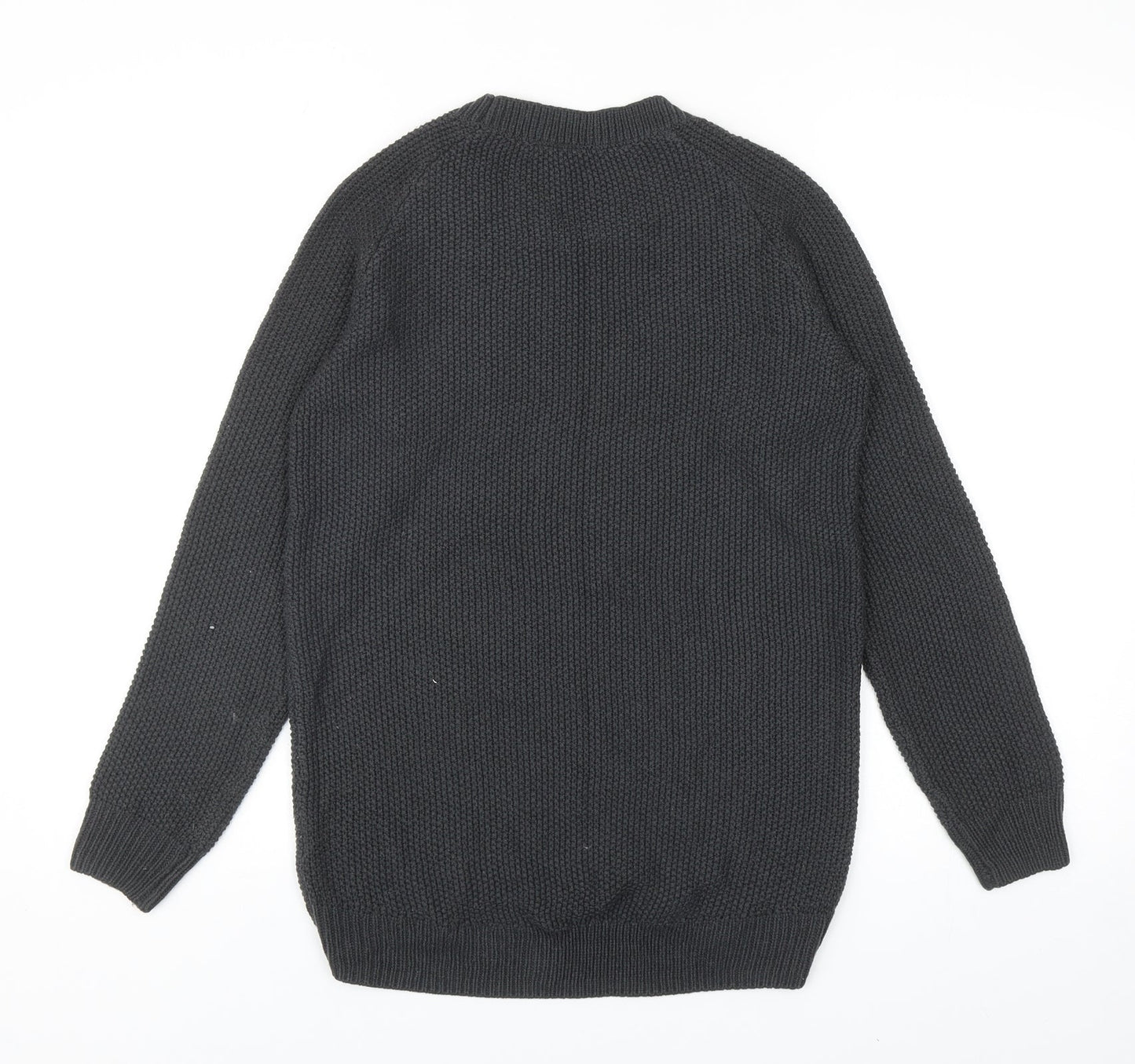 Preworn Womens Grey Roll Neck Acrylic Pullover Jumper Size XS