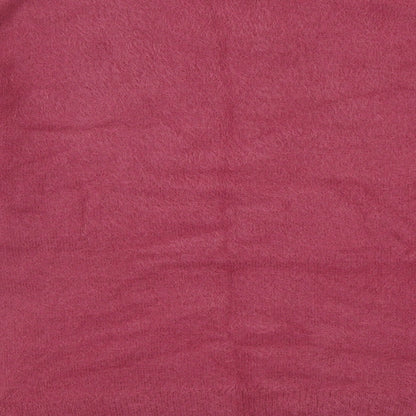 Next Womens Red Round Neck Polka Dot Nylon Pullover Jumper Size 14