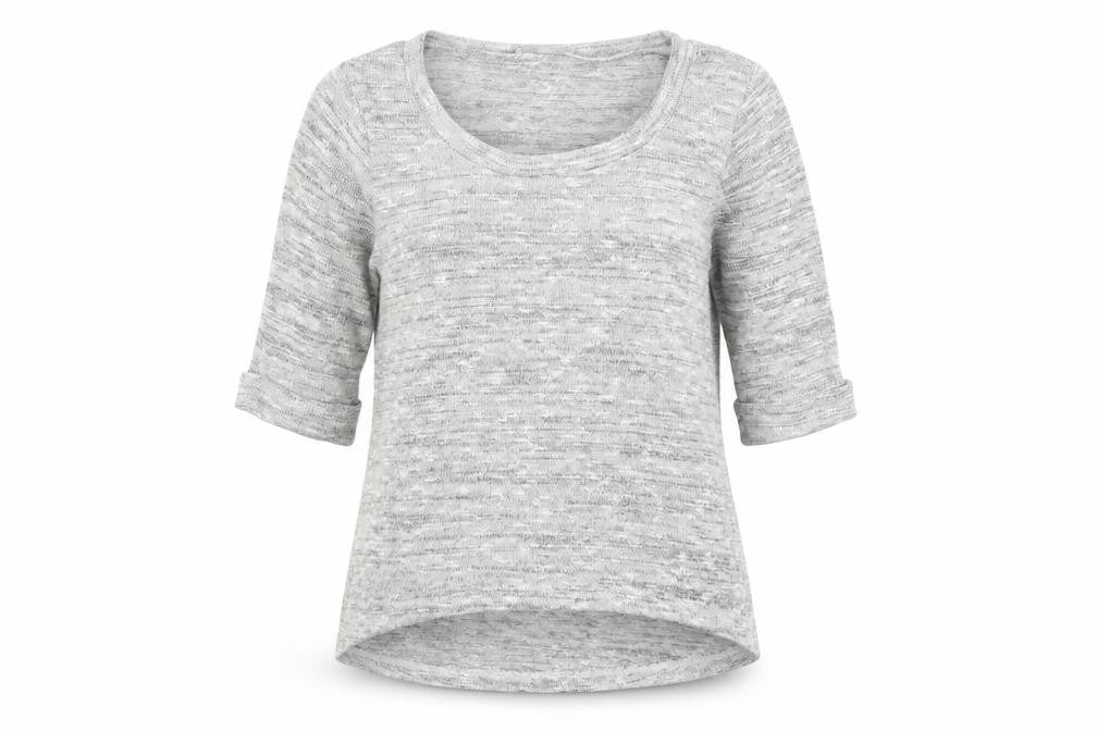 New Look Womens Grey Roll Neck Acrylic Pullover Jumper Size 8
