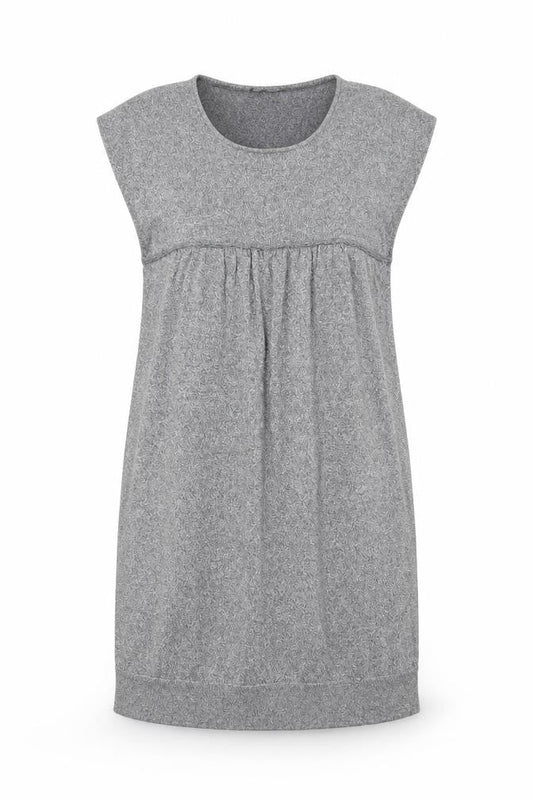 Limited Collection Womens Grey Acrylic T-Shirt Dress Size 8 Scoop Neck Pullover
