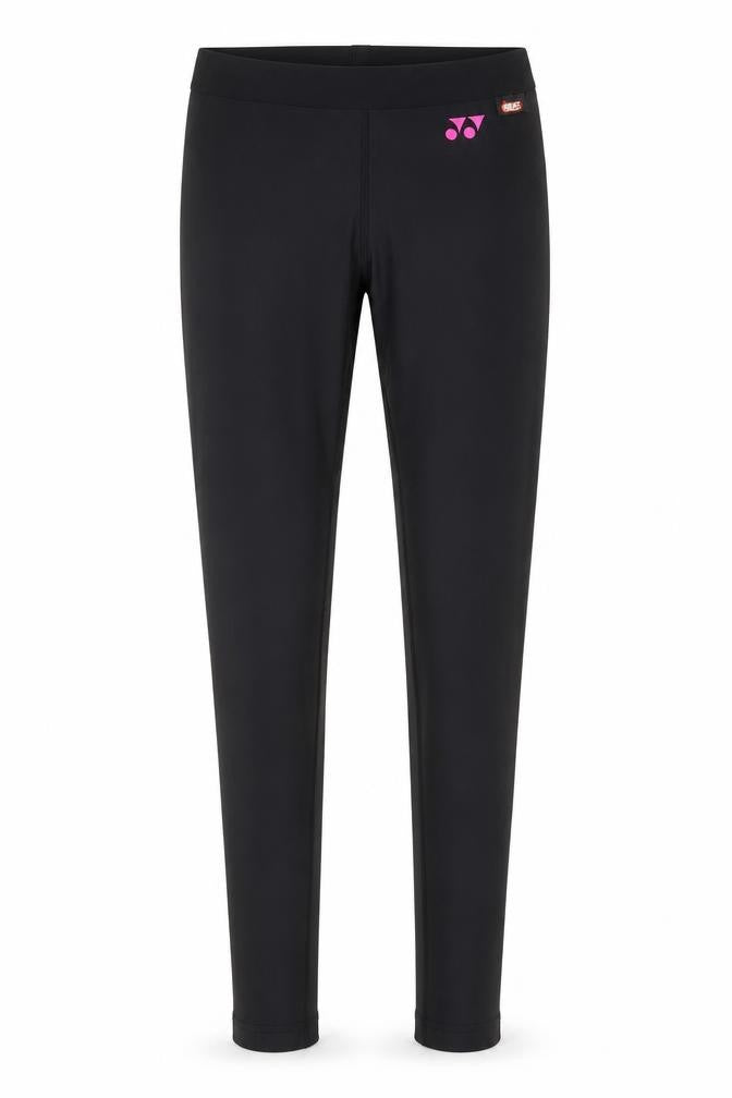 YONEX Womens Black Polyester Compression Leggings Size 24 in Regular Pullover