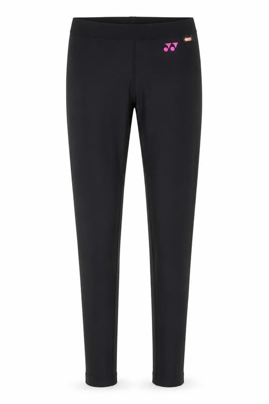 YONEX Womens Black Polyester Compression Leggings Size 24 in Regular Pullover
