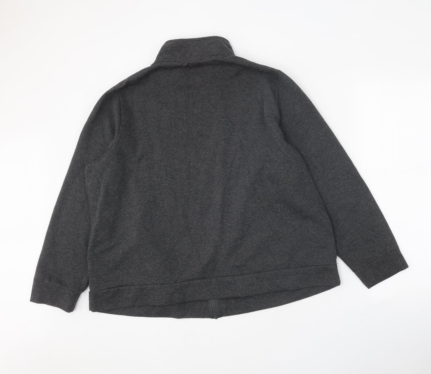 Bon Marche Mens Grey Jacket Size L Zip