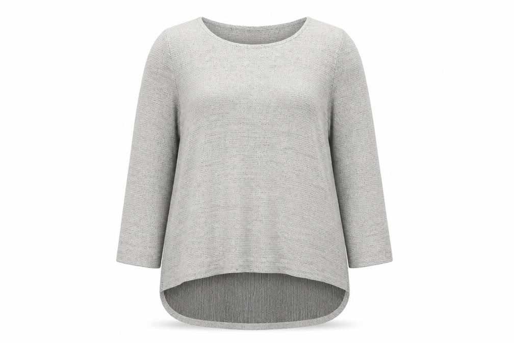 TU Womens Grey Round Neck Viscose Pullover Jumper Size 14
