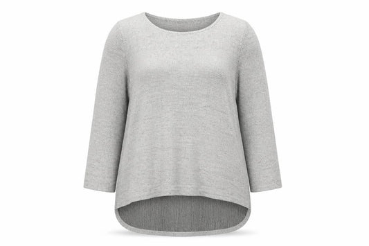 Tu Womens Grey Round Neck Viscose Pullover Jumper Size 14
