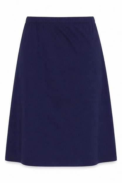 Preworn Womens Blue Polyester A-Line Skirt One Size