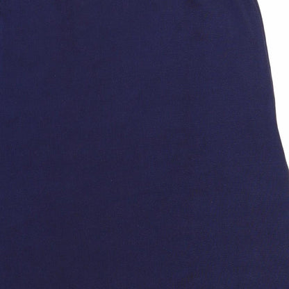 Preworn Womens Blue Polyester A-Line Skirt One Size