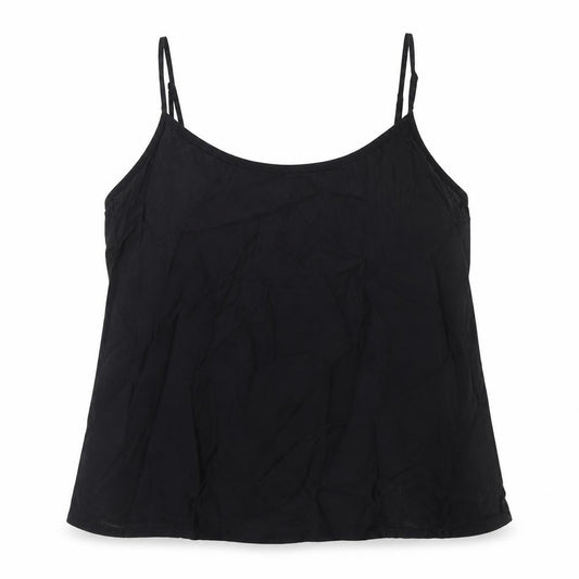Jack Wills Womens Black Polyester Camisole Tank Size 14 Scoop Neck
