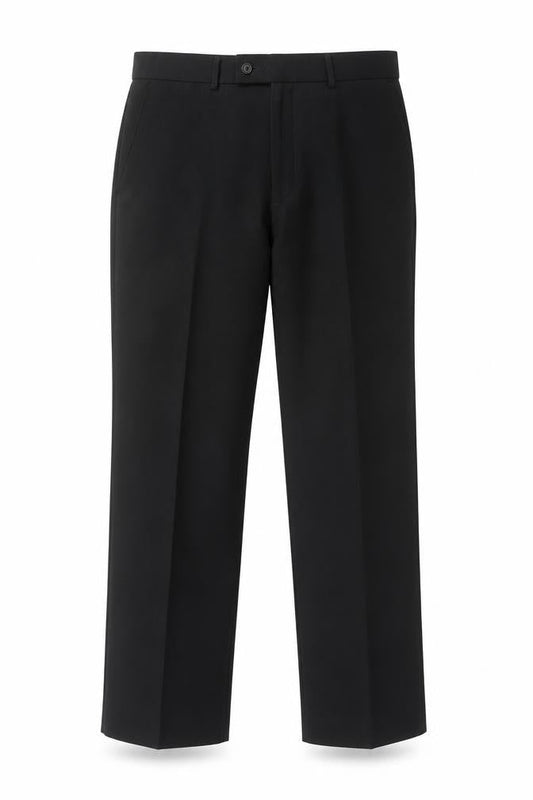 Debenhams Mens Grey Polyester Dress Pants Trousers Size 34 in L33 in Regular Hook & Eye - Long Length