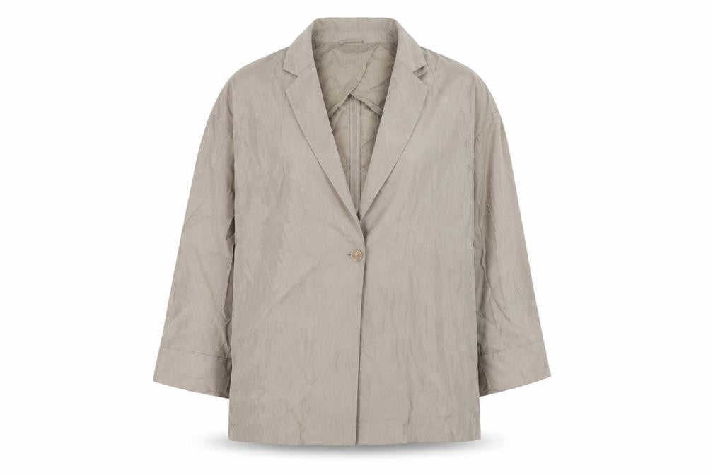 H&M Womens Brown Jacket Blazer Size L Button