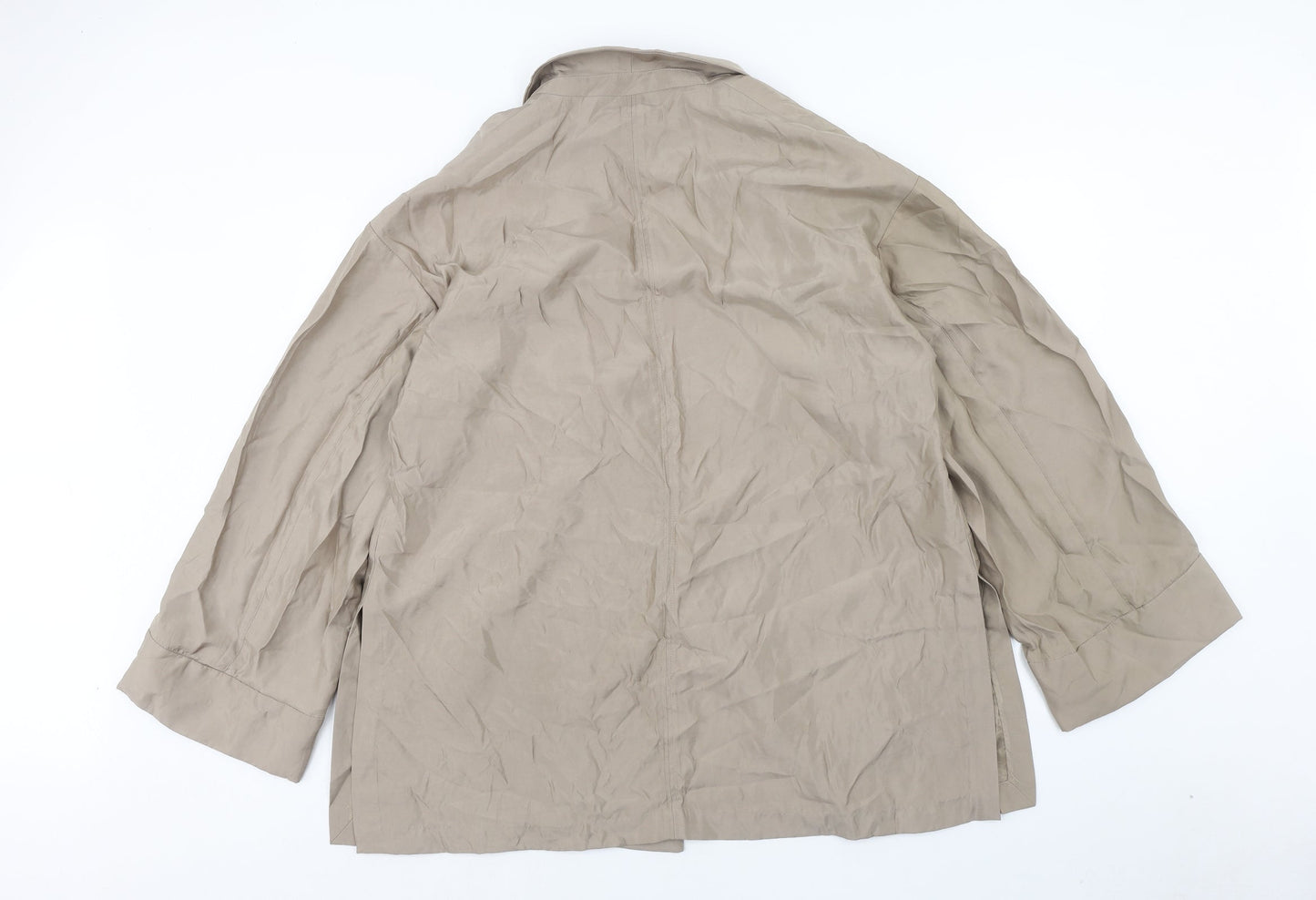 H&M Womens Brown Jacket Blazer Size L Button