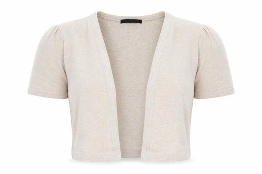 George Womens Beige V-Neck Cotton Cardigan Jumper Size 12