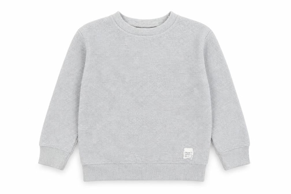 Zara Boys Grey Cotton Pullover Sweatshirt Size 6 Years Pullover