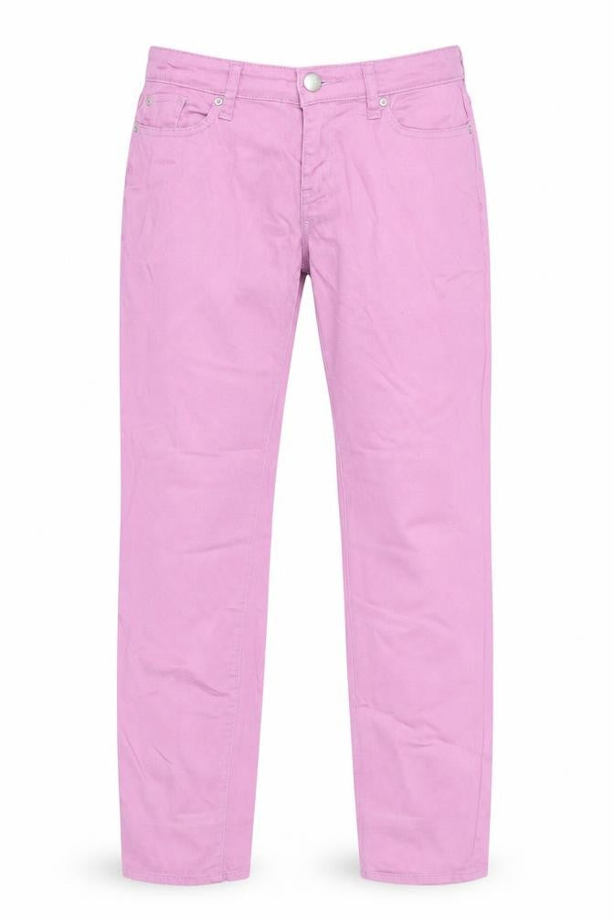 Gap Womens Purple Cotton Straight Jeans Size 6 Regular Zip