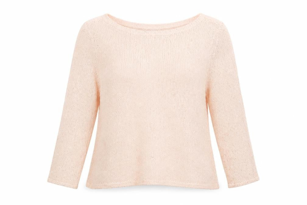 Monsoon Womens Pink Round Neck Polyester Pullover Jumper Size 16